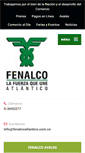 Mobile Screenshot of fenalcoatlantico.com.co